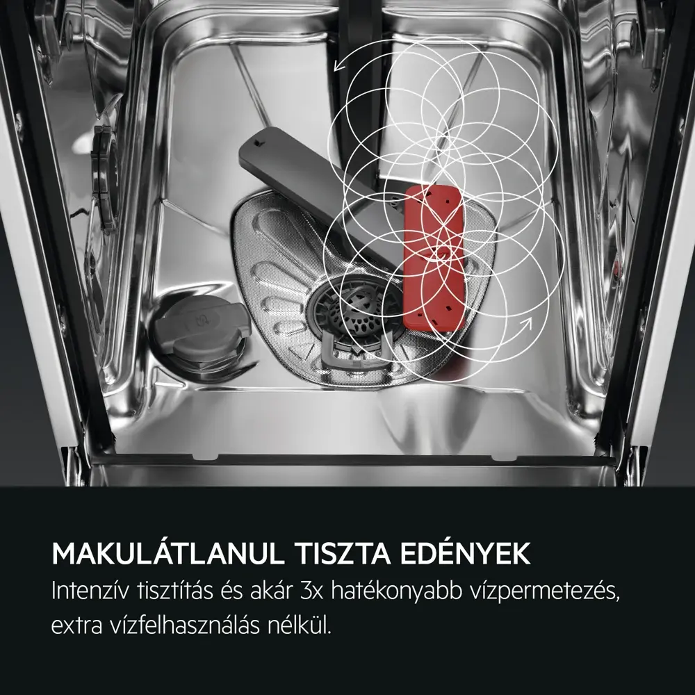 Aeg FSE74557P GlassCare 7000 Beépíthető keskeny mosogatógép, Quickselect kezelőpanel, AirDry 2. kép