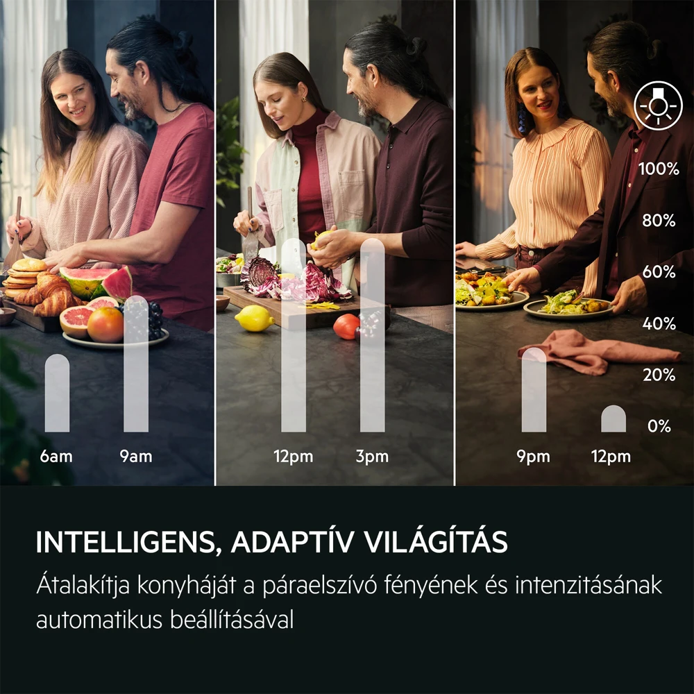 Aeg GI87D91CB AuroraTech 8000 Sziget páraelszívó, Hob2Hood, Breeze funkció, 90 cm 2. kép