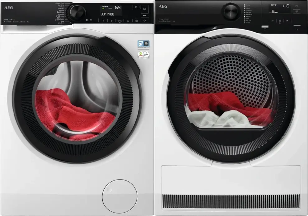 Aeg LFR73844VE + TR7G8BE mosógép + szárító Fő kép