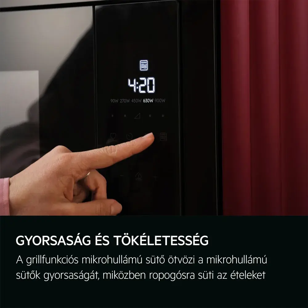 Aeg OMB6G261TT Beépíthető mikrohullámú sütő, grill funkcióval 4. kép