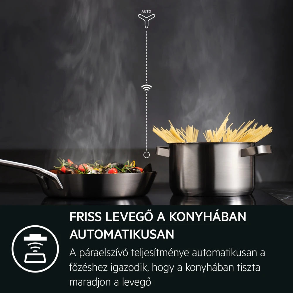 Aeg TH85IM30FB Sense Boil & Fry 8000 Indukciós főzőlap, Hob2Hood, 80 cm 4. kép