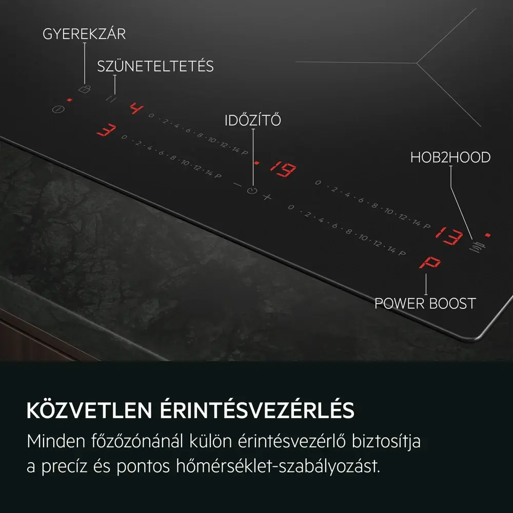 Aeg TO64IA0AIT 5000 Indukciós főzőlap, SaphirMatt® SE 60 cm 2. kép