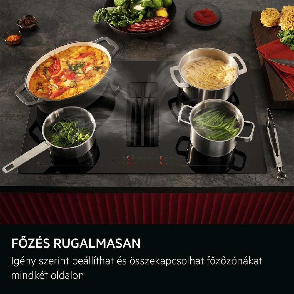 Aeg TT84CG33CB BI Főzőlap Indukciós lap + elszívó 7. kép