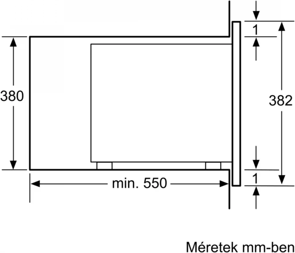 Bosch BFL553MS0 BEÉPÍTHETŐ MIKROHULLÁMÚ SÜTŐ 5. kép