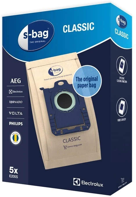 Electrolux E200S s-bag® Classic papírporzsák 2. kép