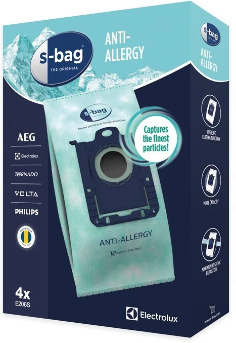 Electrolux E206S s-bag® Antiallergén porzsák 5. kép