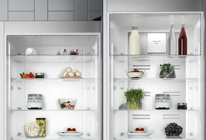Electrolux ENG8MD19S BI Hűtő alulfagyasztós NF 4. kép