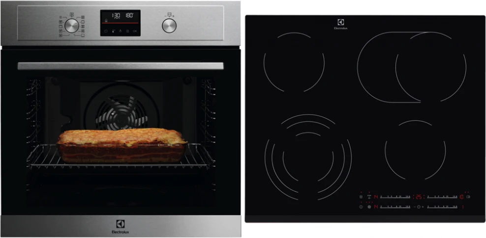 Electrolux EOF4P56X+EHF6547FXK beépíthető sütő + beépíthető főzőlap Fő kép