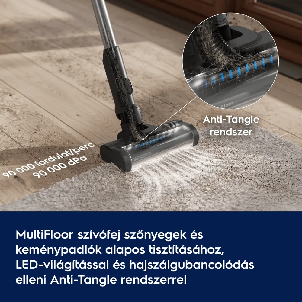 Electrolux EP51UH18DB VEZETÉKNÉLKÜLI AKKUMULÁTOROS PORSZÍVÓ 3. kép