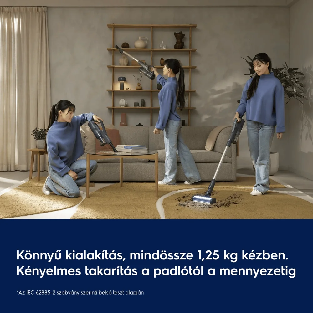 Electrolux EP51UH18DB VEZETÉKNÉLKÜLI AKKUMULÁTOROS PORSZÍVÓ 4. kép