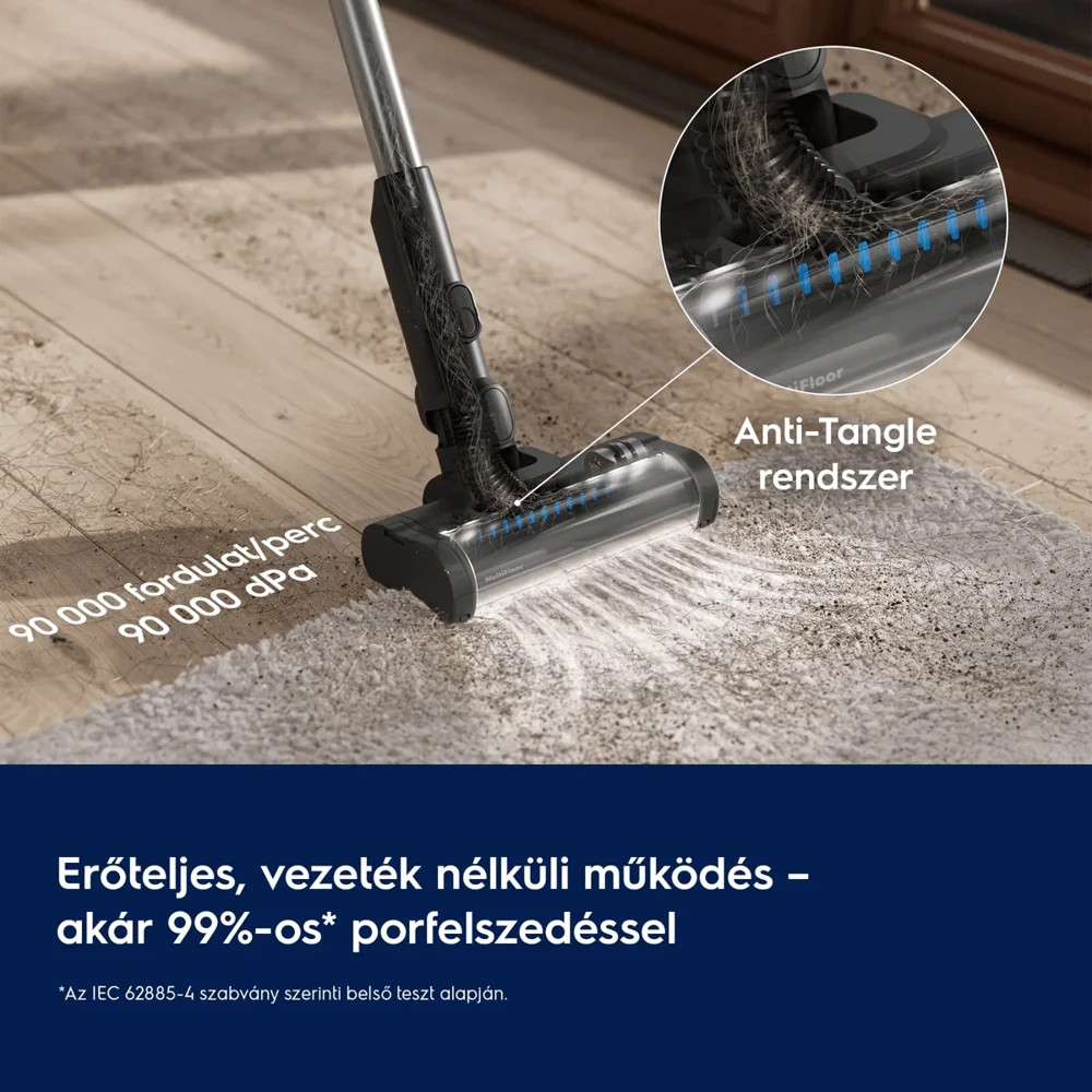 Electrolux EP51UH18DB VEZETÉKNÉLKÜLI AKKUMULÁTOROS PORSZÍVÓ 6. kép