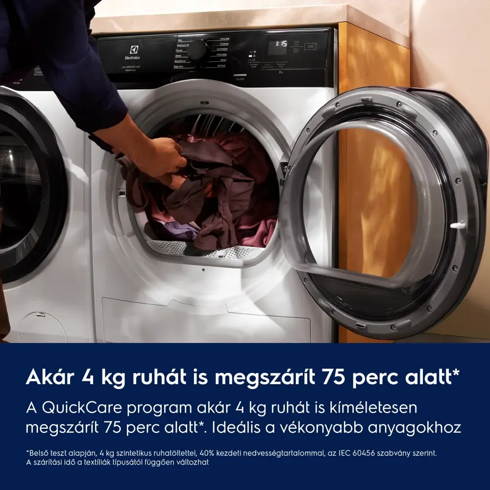 Electrolux EW6D98BEE GentleCare 600 Szárítógép, 2. kép