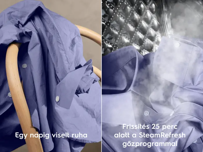 Electrolux EW7W4492E SteamCare 700 Mosó-szárító gép gőzprogrammal kondenzációs szárítás 8. kép