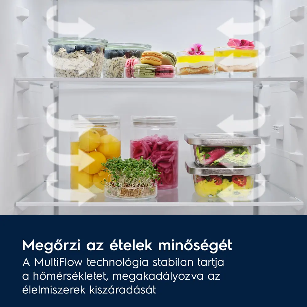 Electrolux LNT5ME32U1 Kombi hűtő alulfagyasztós NF 4. kép