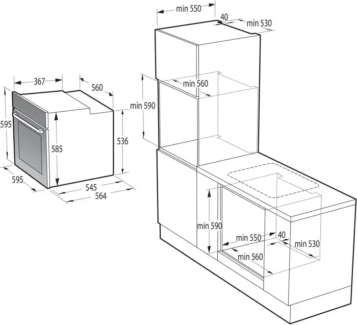 Gorenje BPSA6747A08BG beépíthető önálló sütő 32. kép