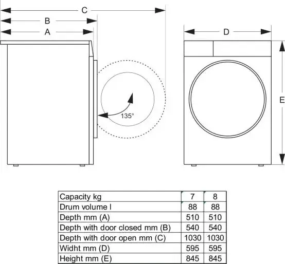 Gorenje D3G6P8DS hőszivattyús szárítógép 8. kép