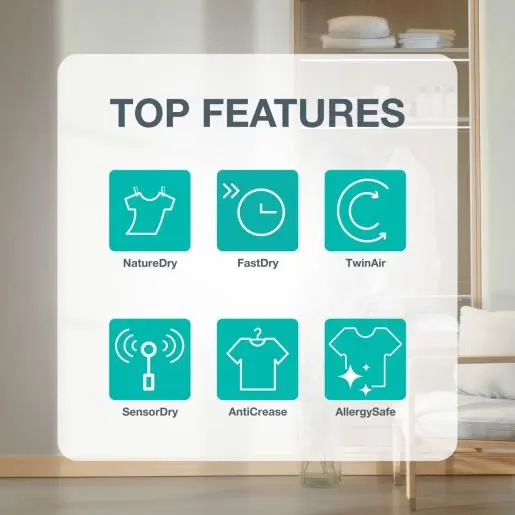 Gorenje DG48DB hőszivattyús szárítógép 3. kép