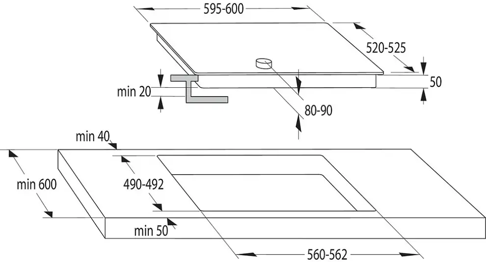 Gorenje EC642CLI beépíthető kerámia főzőlap 7. kép