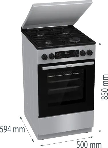 Gorenje GK5C63SH kombinált tűzhely 8. kép