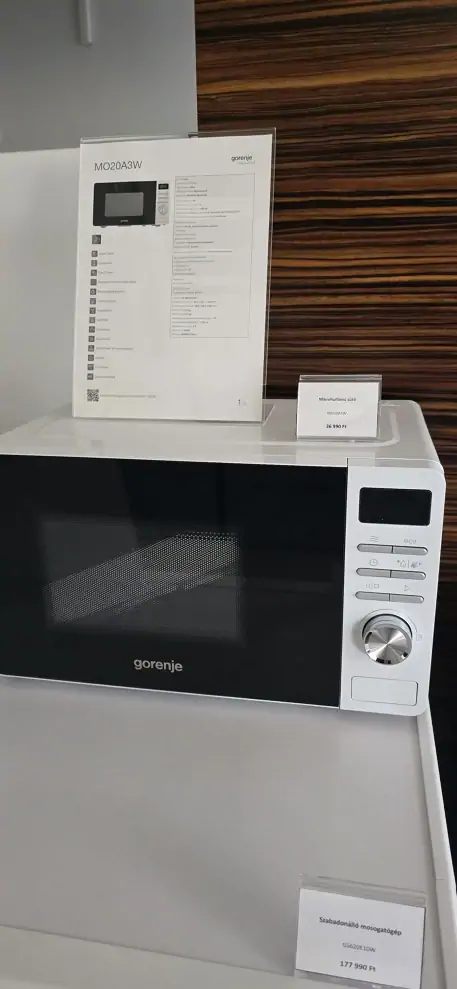 Gorenje MO20A3W/M mikrohullámú sütő Fő kép