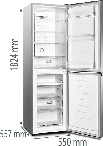 Gorenje NRK418DCS4 alulfagyasztós hűtőszekrény 4. kép