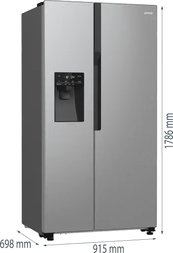 Gorenje NRR9185ESXL side by side 9. kép