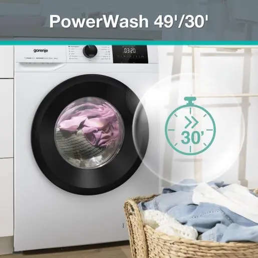 Gorenje W3NGPI72SAS elöltöltős keskeny mosógép 8. kép