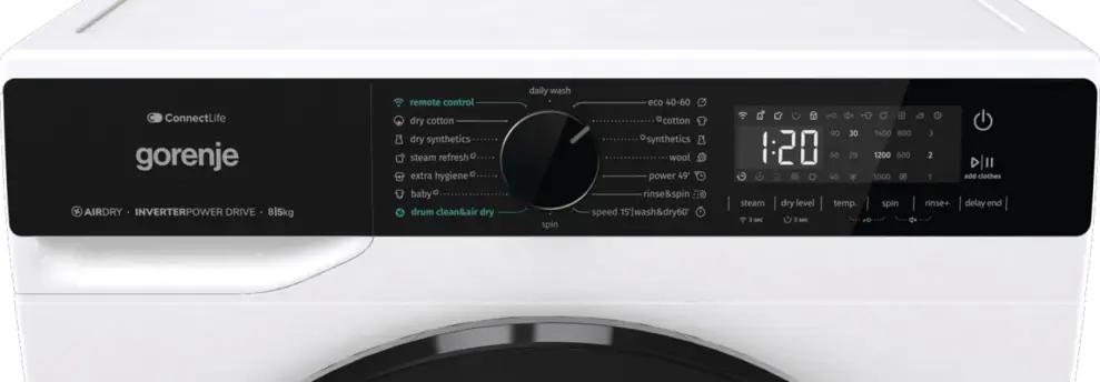 Gorenje WD2PA854ADW mosó-szárítógép 8. kép