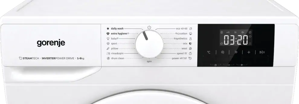 Gorenje WNGPI61SBS elöltöltős keskeny mosógép 9. kép