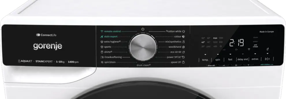 Gorenje WNS14A4TWIFI elöltöltős mosógép 6. kép