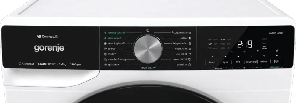 Gorenje WNS84A2TWIFI elöltöltős mosógép 11. kép