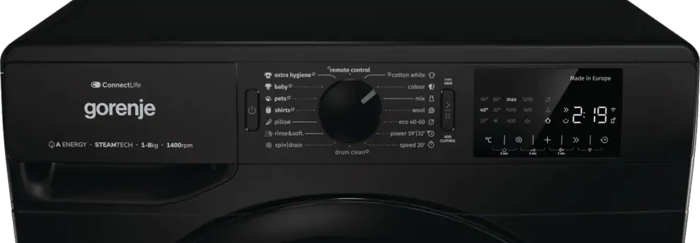 Gorenje WPNEI84A1SW/B elöltöltős mosógép 10. kép