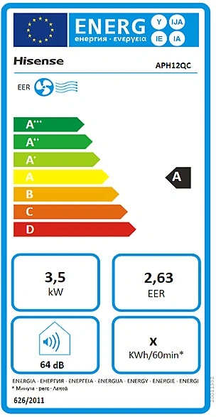 Hisense APH12QC mobil klíma 3. kép