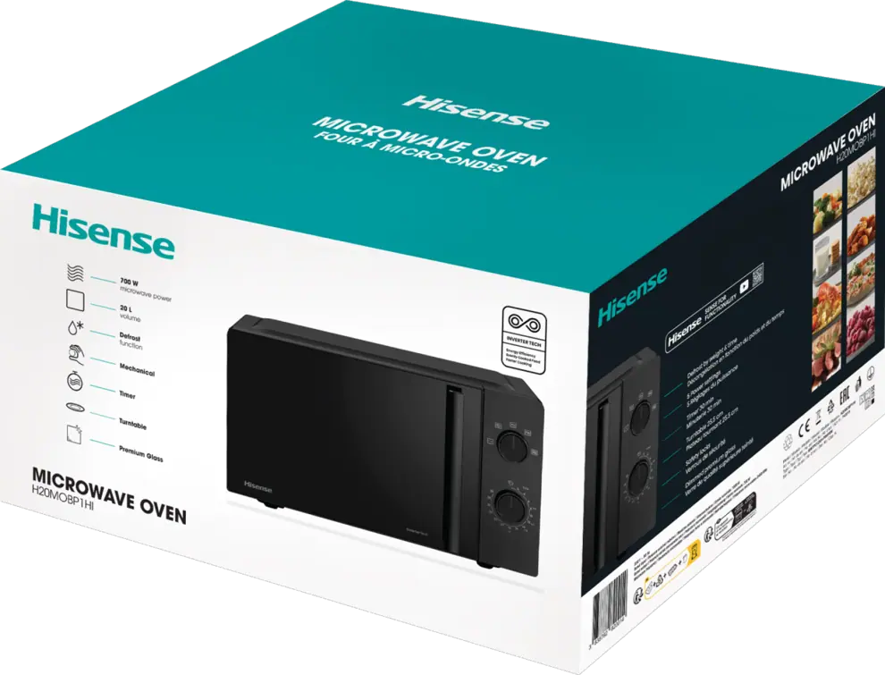 Hisense H20MOBP1HI mikrohullámú sütő 6. kép