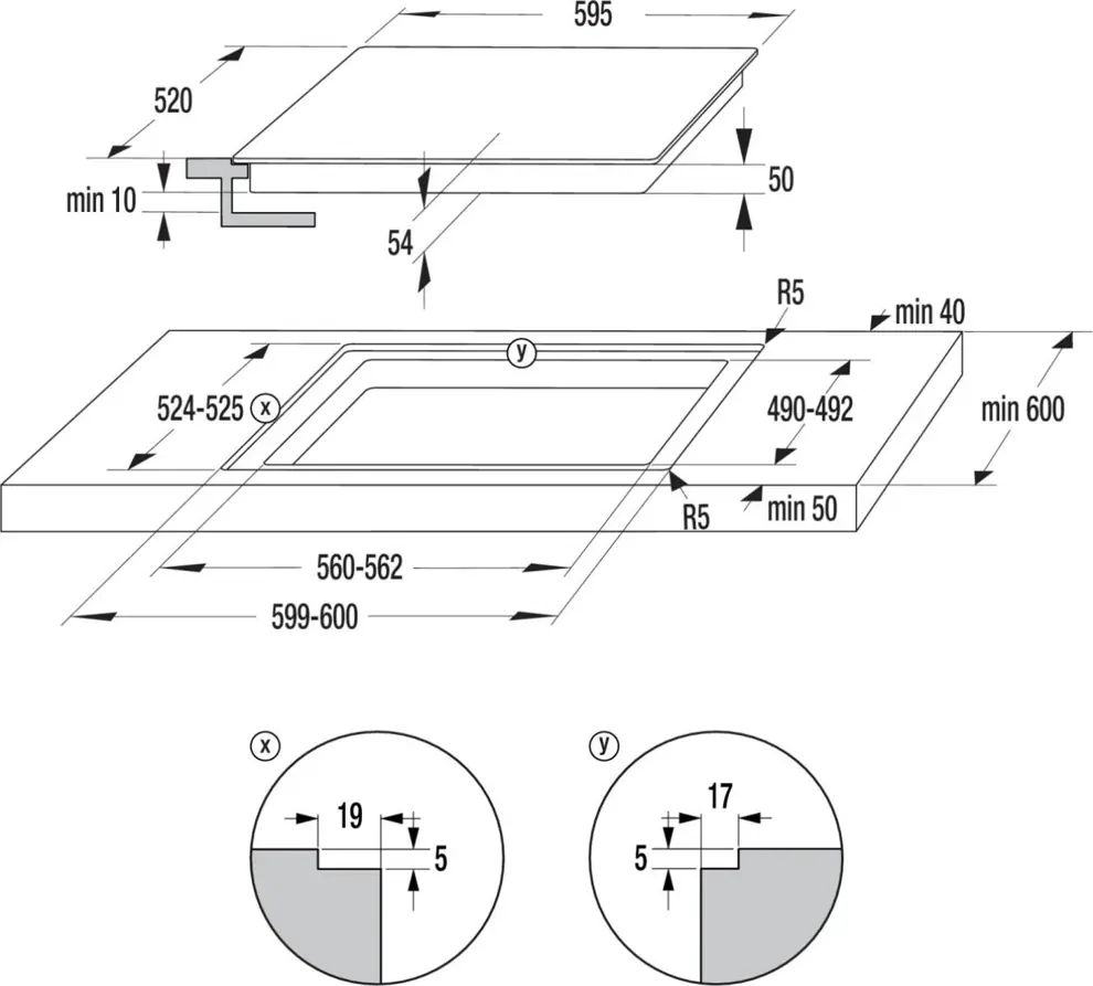 Hisense HI6443SRWF beépíthető indukciós főzőlap 9. kép