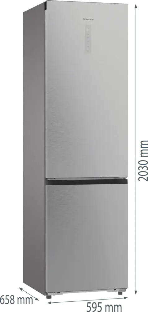Hisense RB5P410SACA alulfagyasztós hűtőszekrény 10. kép