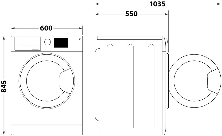 Indesit IM 864 MY TIME EE elöltöltős mosógép 10. kép