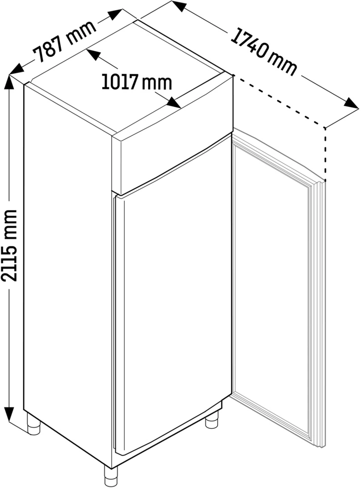 Liebherr BFPSVH 8401 Pékárú szabvány szerinti fagyasztókészülék keringőlevegő hűtéssel 5. kép