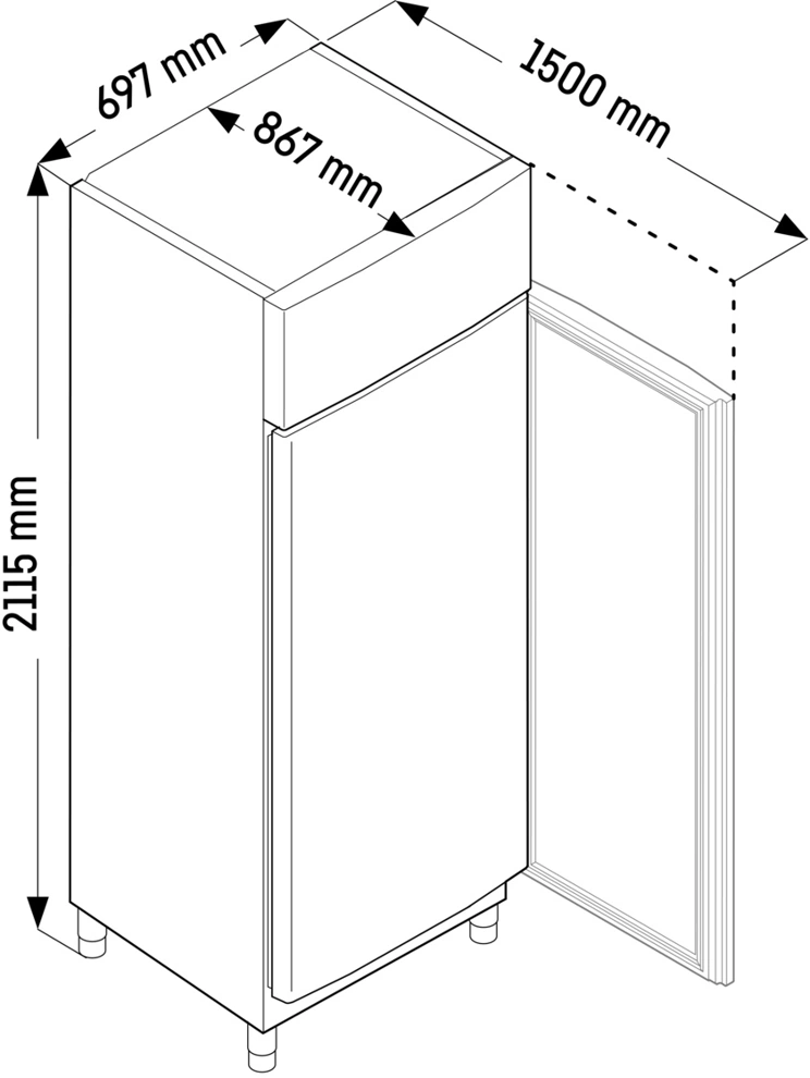 Liebherr FFPSVH 6501 Fagyasztókészülék GN 2/1 keringőlevegő hűtéssel 5. kép