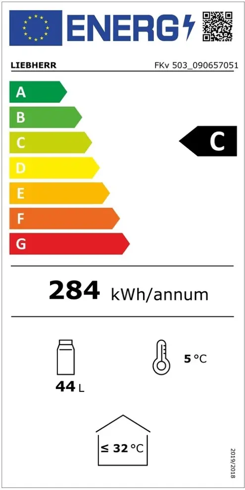 Liebherr FKV 503_97232 FKv 503 Prémium-tejhűtő Italpolcos hűtőkészülék keringőlevegő hűtéssel 2. kép