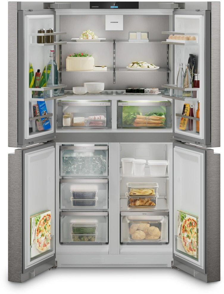 Liebherr MBSDDI 9024 4 ajtós francia ajtós hűtő-fagyasztó jégkészítővel 2. kép