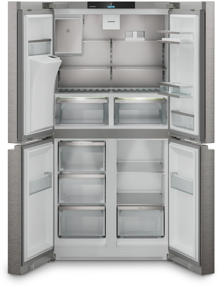 Liebherr MBSDDI 9028 4 ajtós francia ajtós hűtő-fagyasztó víz- és jégkocka adagolóval 4. kép