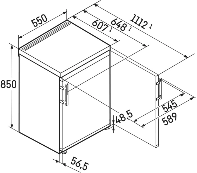 Liebherr RDGD 1401 hűtőszekrény 8. kép