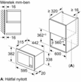 Bosch BFL623MB4 Beépíthető mikrohullámú sütő 6. kép