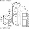 Bosch BFL623MB4 Beépíthető mikrohullámú sütő 8. kép