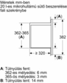 Bosch BFL623MB4 Beépíthető mikrohullámú sütő 9. kép