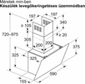 Bosch DWK65DK60 Falra szerelhető páraelszívó 11. kép