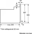 Bosch HBF133BR0 Beépíthető Önálló Sütő 5. kép
