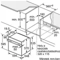 Bosch HQA534EB3  Beépíthető sütő  8. kép