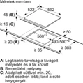 Bosch PKF631BB2E Beépíthető Kerámia Főzőlap 5. kép